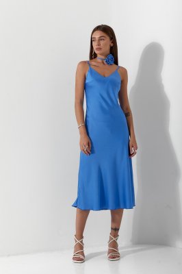 Сукня комбінація 1387.5 блакитна