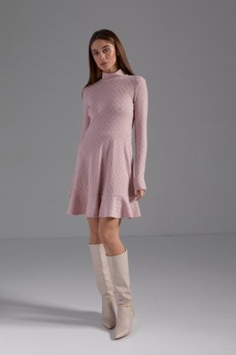 Облягаюче плаття №1421.2 рожевий