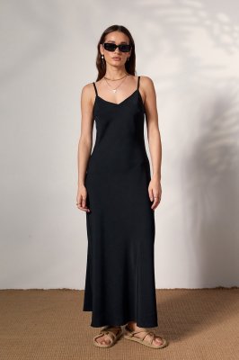 Платье комбинация 1440.1 черное