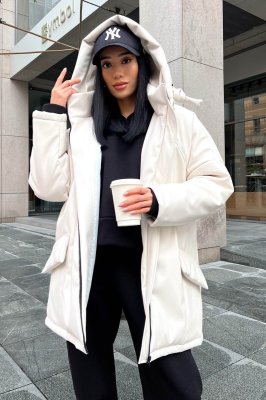 Зимняя куртка Сави белый