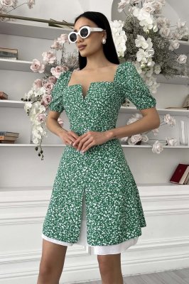 Платье Малу зеленый