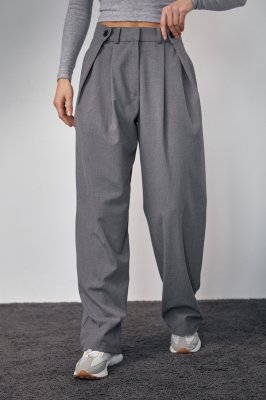 Классические брюки - 202349 темно-серые