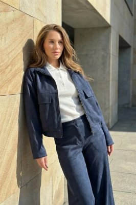 Бомбер 2358.6574 темно-синий