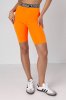 Велосипедные шорты женские с высокой талией - 26951-1 оранжевые