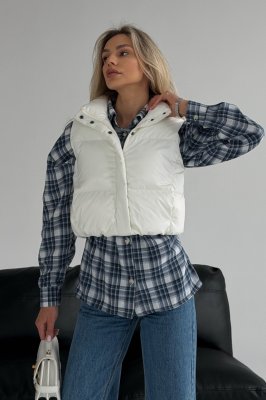 Жилет Скай молочный