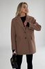 Укороченное пальто Тренд мокко