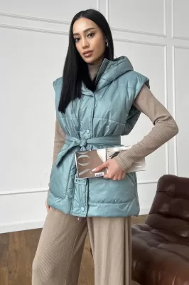 Удлиненный жилет Умка оливка
