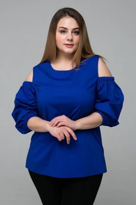 Блуза Леся синяя