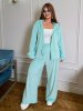 Костюм велюровий жіночий 50111 ментоловий